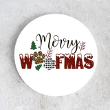 “Merry Woofmas”  Ceramic Coasters