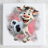 Another Adorable Laughing Cow Ceramic Coasters